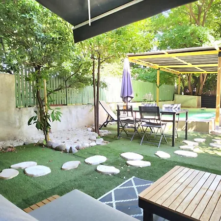 아파트 Detente Avec Jacuzzi Et Piscine 페르피냥